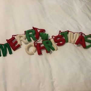 Merry Christmas Felt Hanging